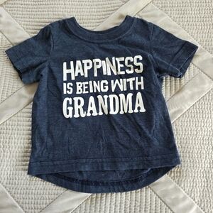 🔥5 FOR $25🔥Okie Dokie "Happiness Is Being With Grandma" Tshirt 9M